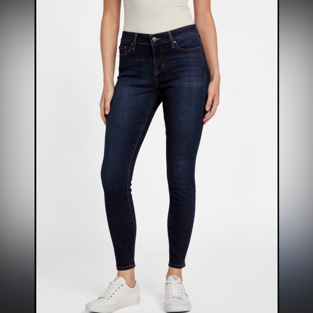 LOFT Women's Deep Indigo Skinny Jeans